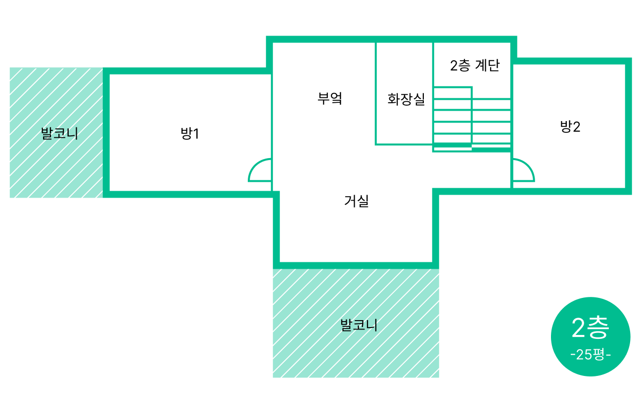 2층 평면도